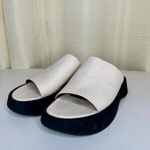 Staud Off-White Alpine Slide Sandals